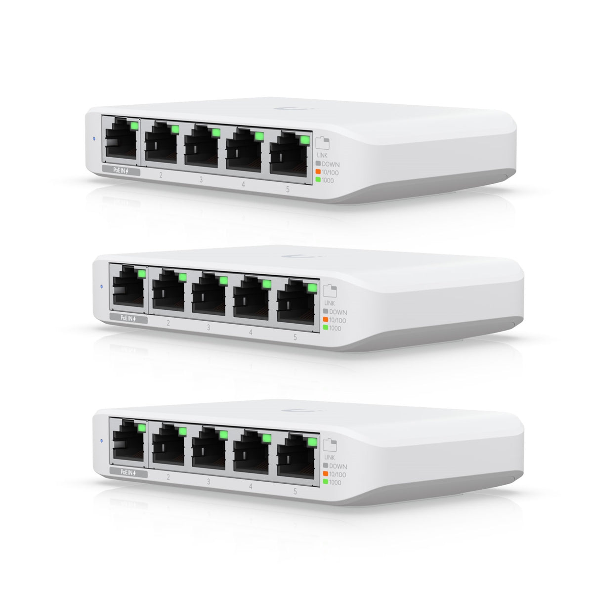 Ubiquiti USW-Flex-Mini-3 UniFi 5-Port Switch 3-Pack
