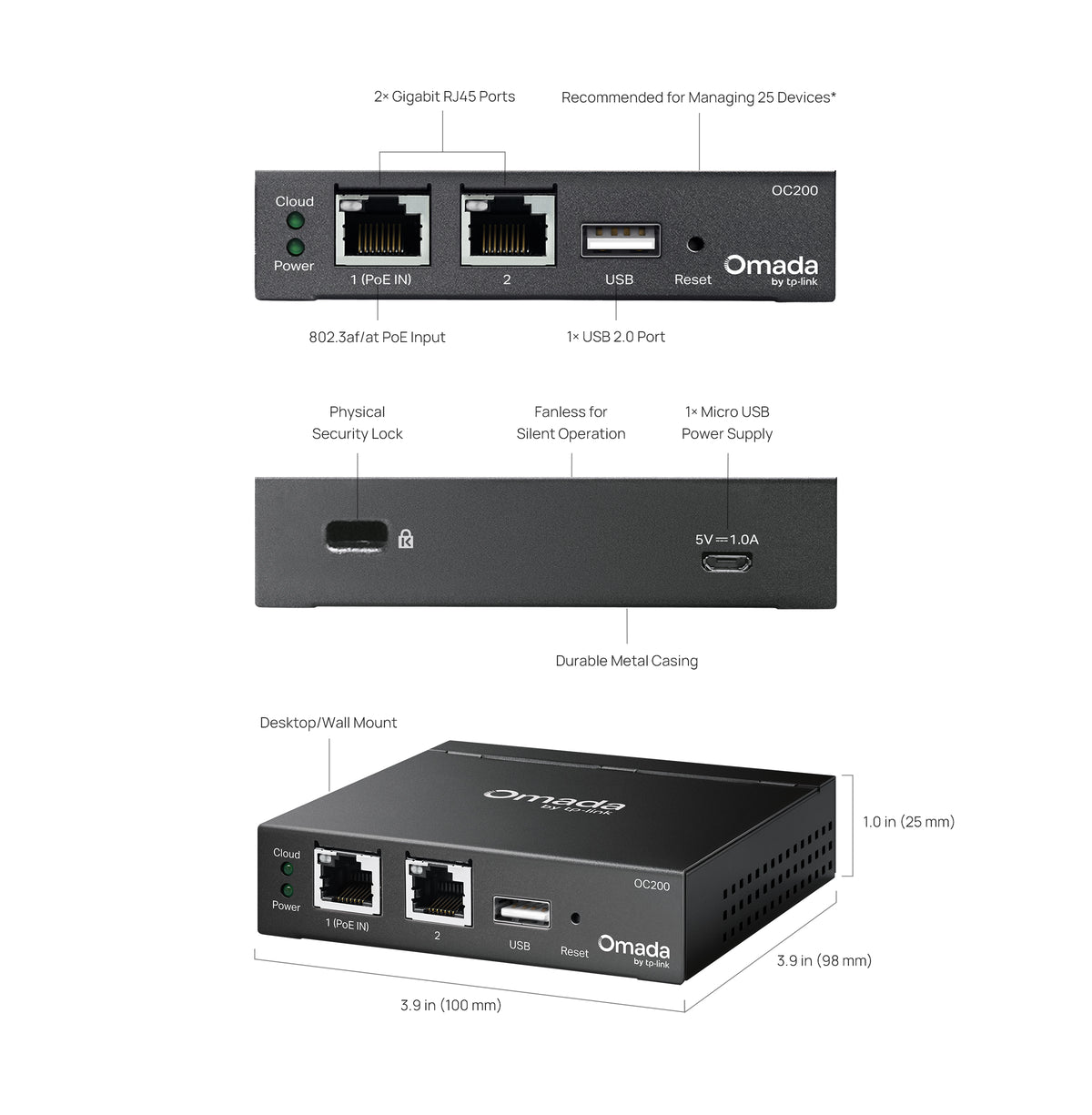 TP-Link Omada OC200 Hardware Cloud Controller