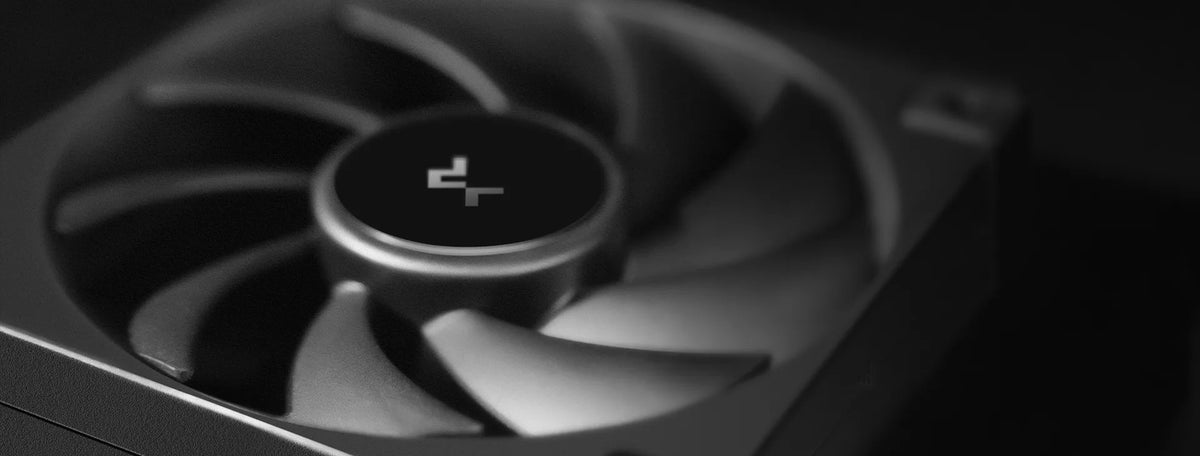 DeepCool FD12 3-Pack 120mm PWM Fan - Black, Hydro Bearing