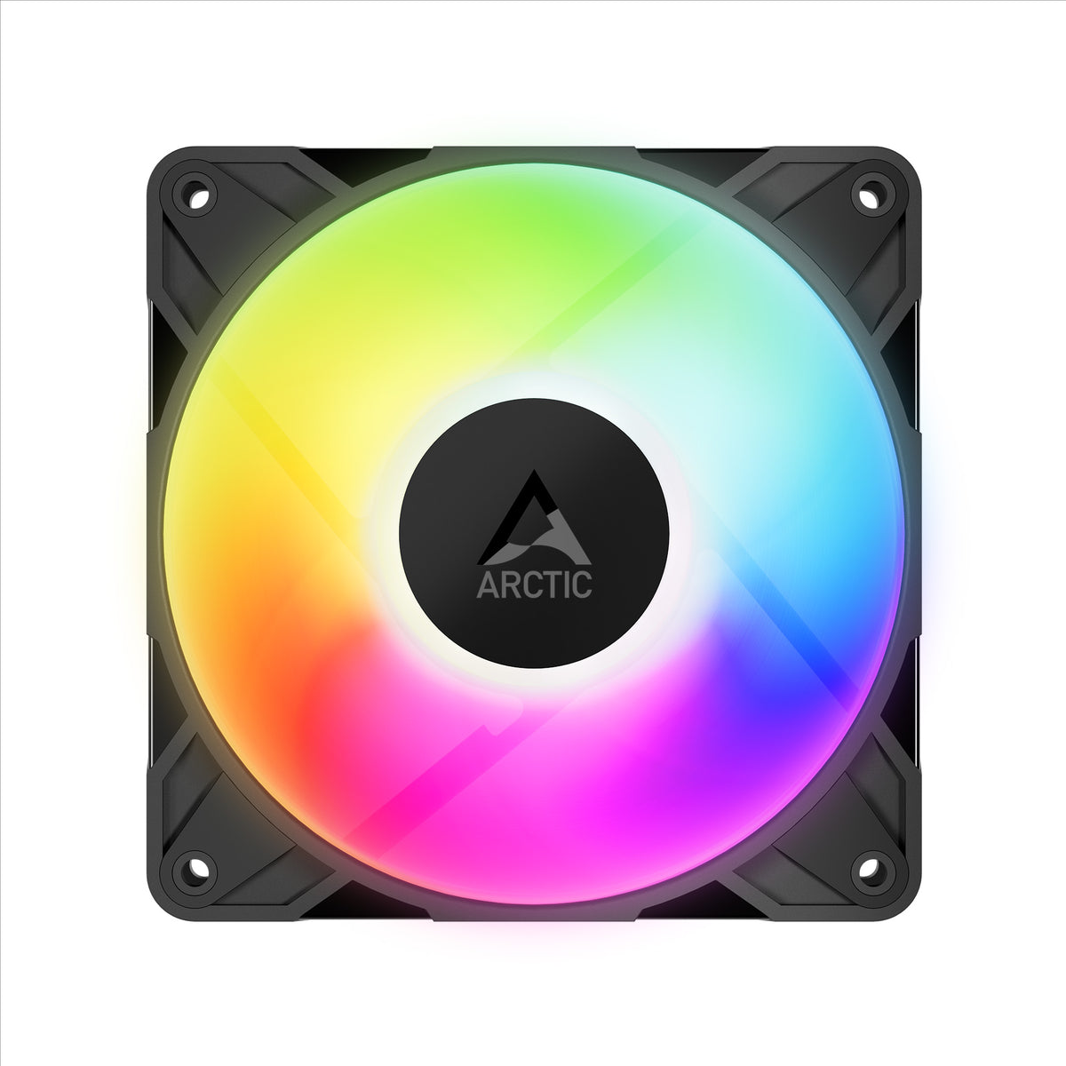 P12 Pro A-RGB | RGB light on | Black | Gallary Image | Front View