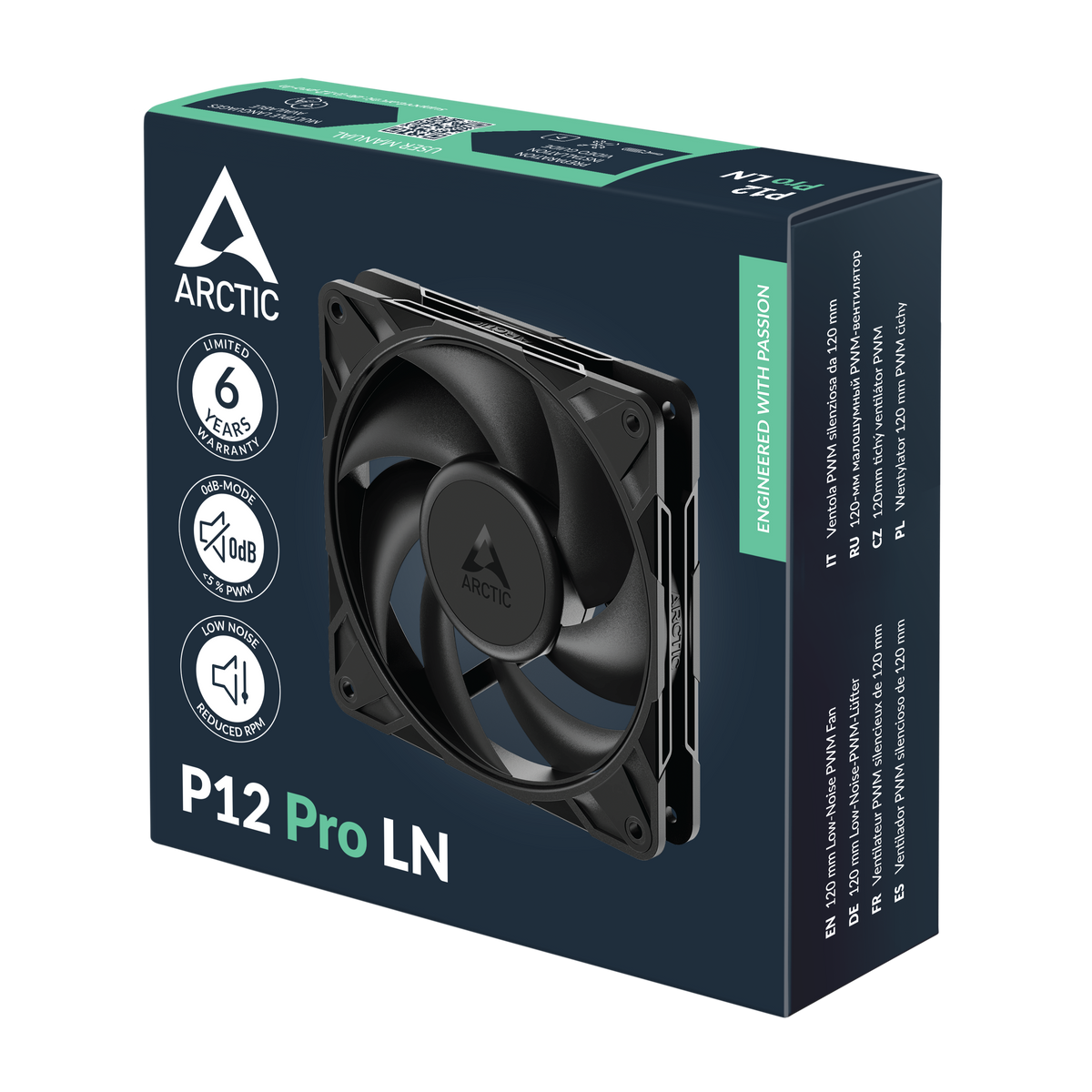 ARCTIC P12 Pro LN 120mm PWM FDB Fan - 450-2000 RPM
