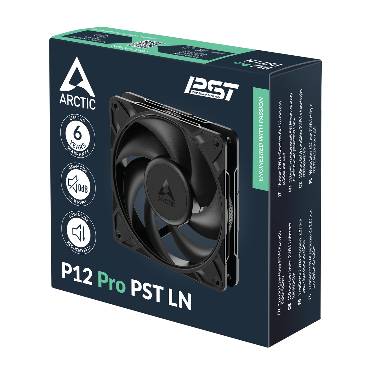 ARCTIC P12 Pro PST LN 120mm FDB PWM Fan - 450-2000 RPM