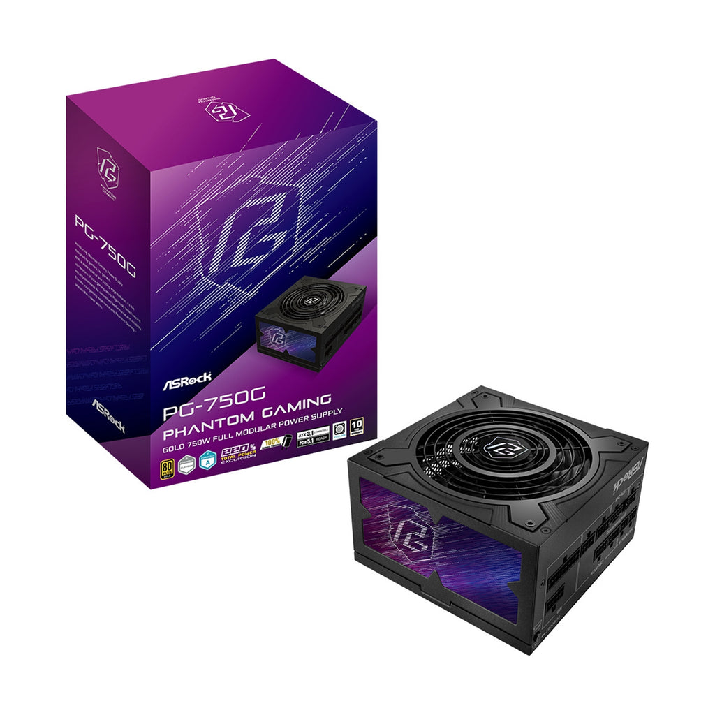 ASRock Phantom Gaming PG-750G 750W 80+ Gold Modular PSU