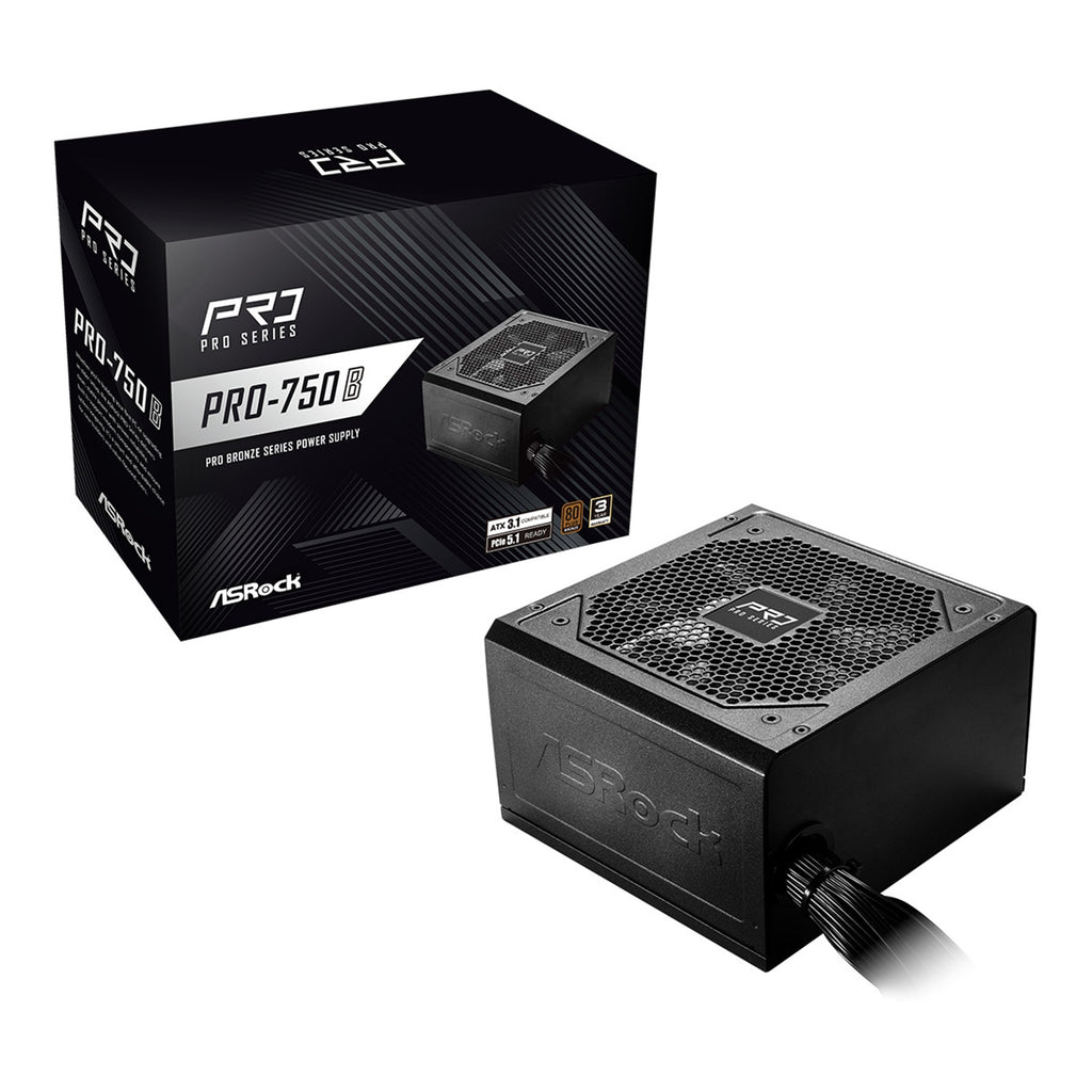 ASRock PRO-750B 750W 80 Plus Bronze ATX 3.1 PSU