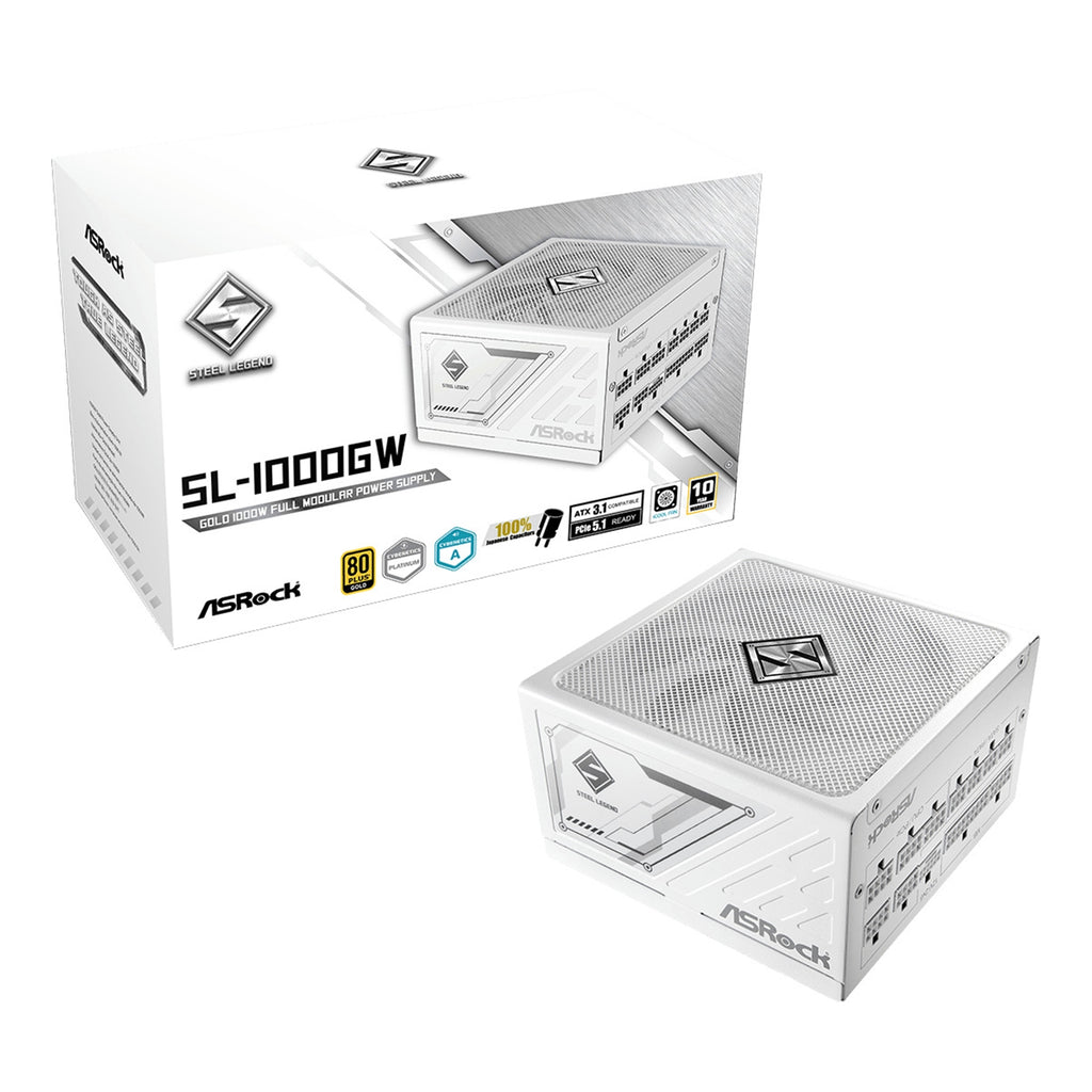 ASRock Steel Legend SL-1000G 1000W 80+ Gold Modular PSU