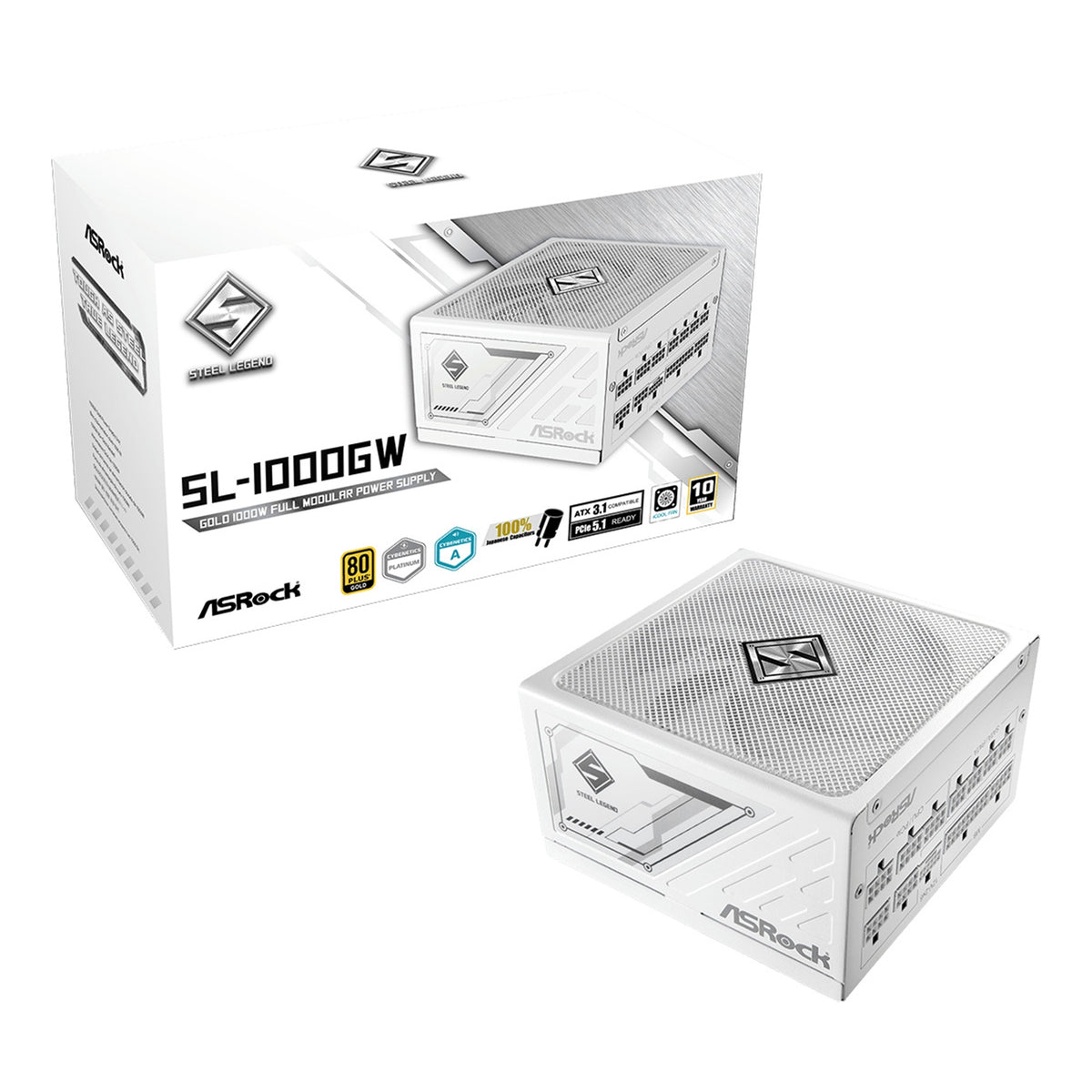 ASRock Steel Legend SL-1000G 1000W 80+ Gold Modular PSU