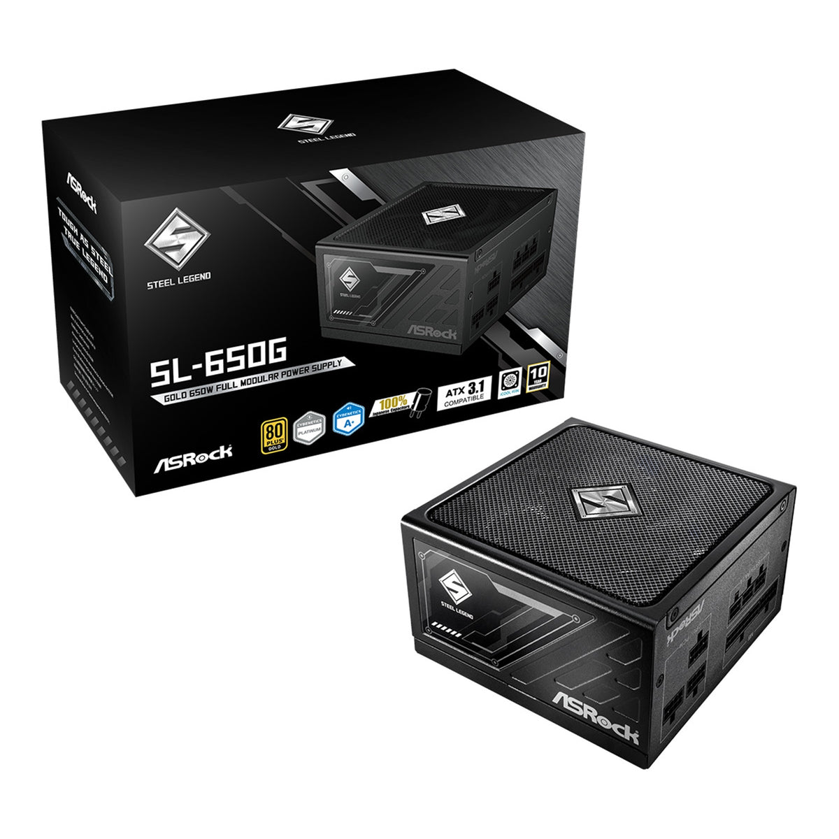 ASRock Steel Legend SL-650G 650W 80+ Gold Fully Modular PSU
