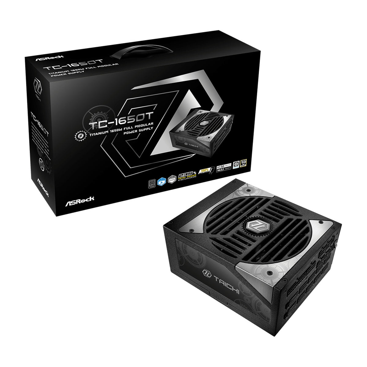 ASRock Taichi TC-1650T 1650W 80 Plus Titanium Modular PSU