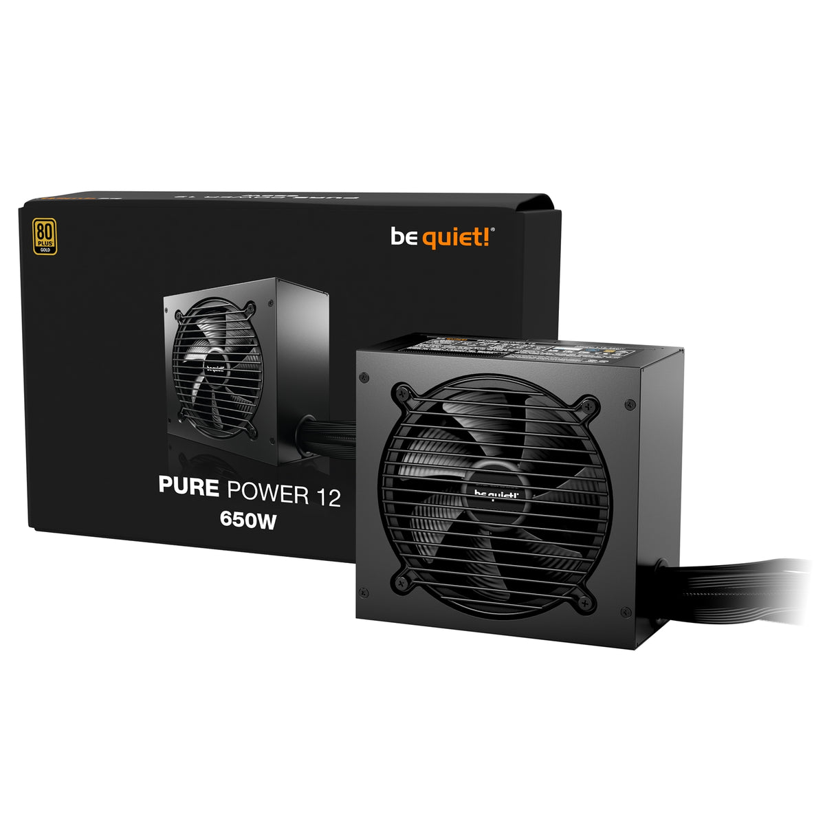 be quiet! Pure Power 12 650W PSU – 80+ Gold, ATX 3.1