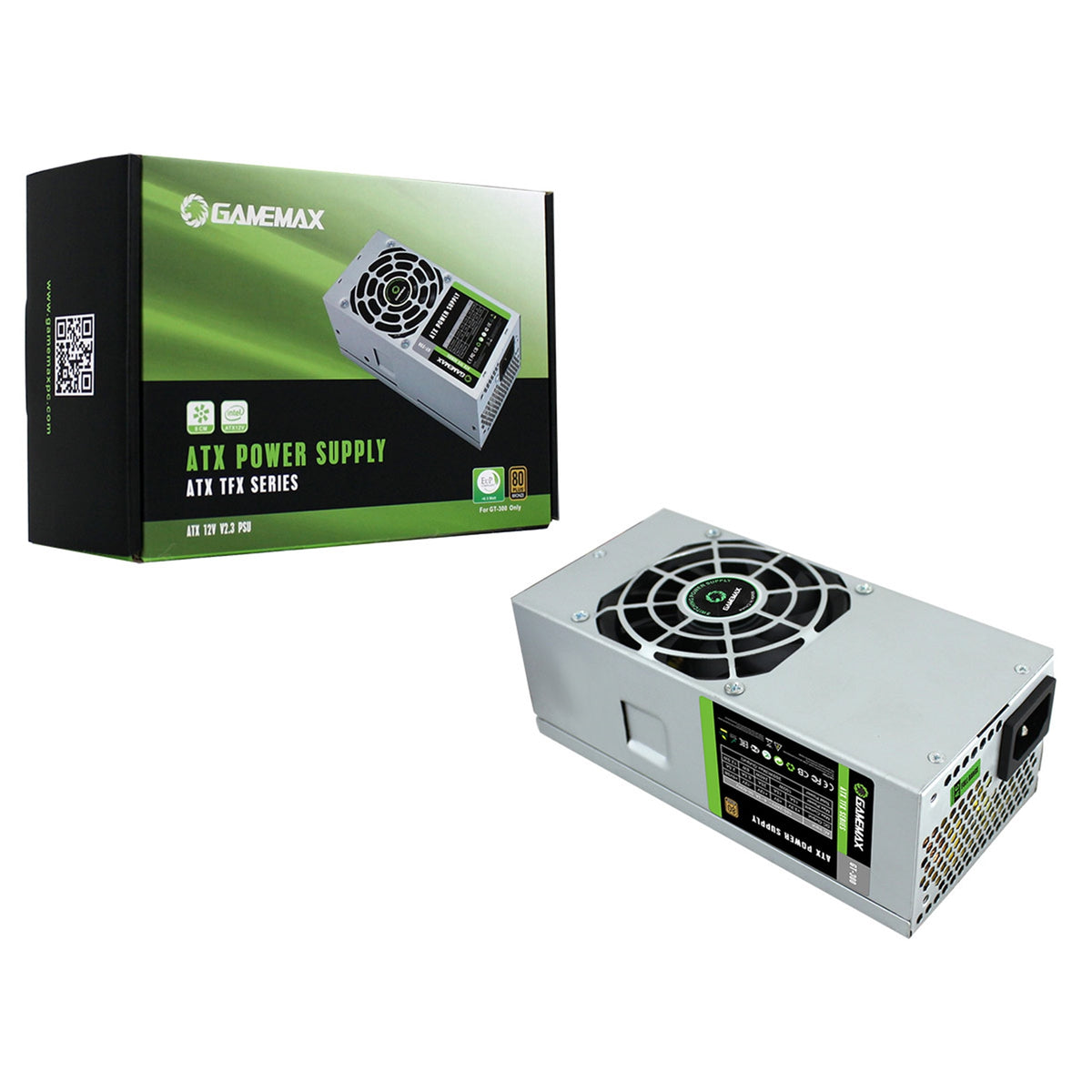 GameMax GT300 300W TFX PSU - 80 Plus Bronze, Active PFC