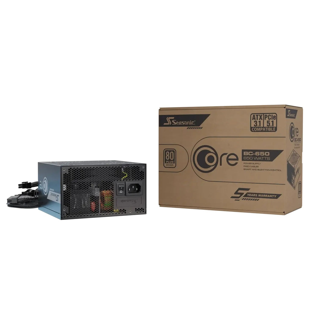 Seasonic CORE BC-650 650W 80 Plus Bronze ATX 3.1 PSU