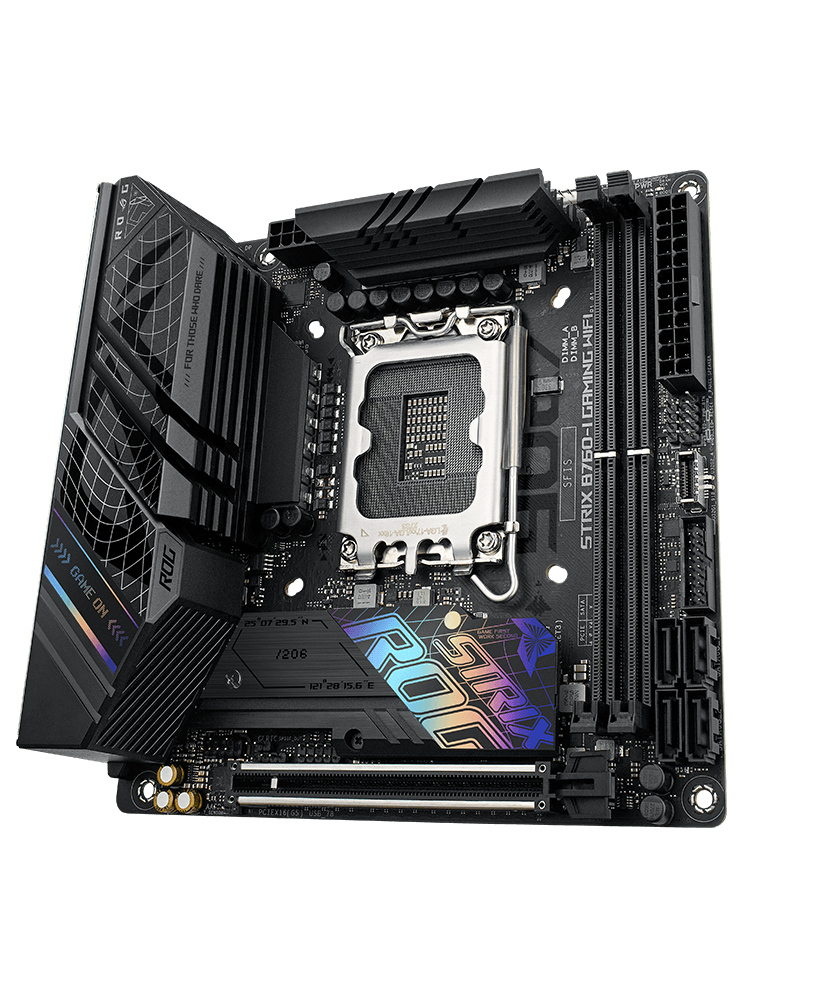 The ROG Strix B760-I is ready to launch into lightspeed.