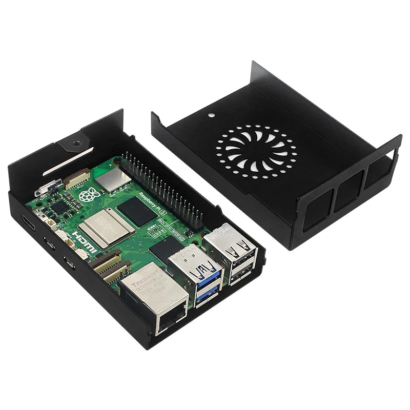 Raspberry Pi 5 Metal Case Active Cooler compatible - Tech Syndicate