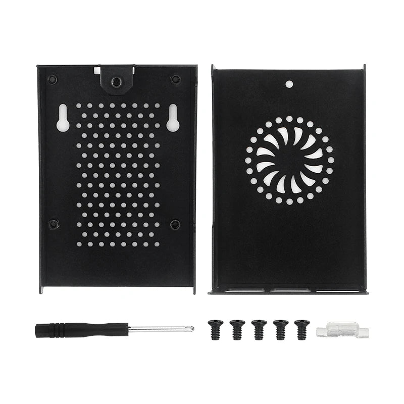 Raspberry Pi 5 Metal Case Active Cooler compatible - Tech Syndicate 