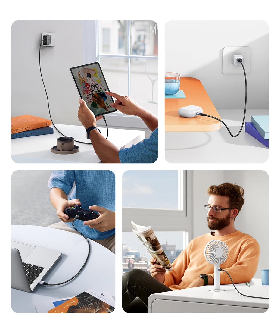 UGREEN 3A USB type to USB C Charging Cable - Quick Charge 3.0 & 2.0