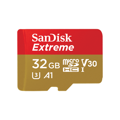 SanDisk Extreme microSD UHS-I Card with Adapter - 32GB–2TB - Tech Syndicate