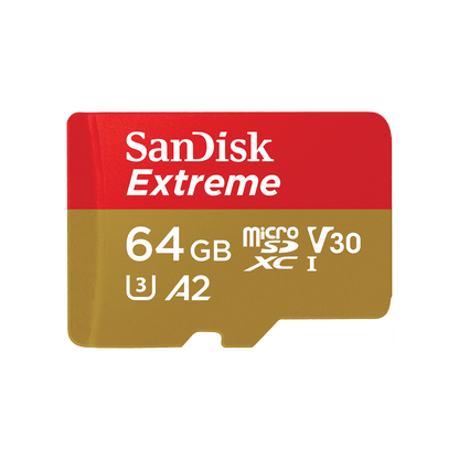 SanDisk Extreme microSD UHS-I Card with Adapter - 32GB–2TB - Tech Syndicate