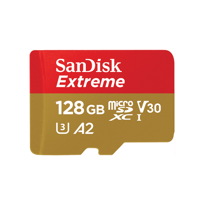 SanDisk Extreme microSD UHS-I Card with Adapter - 32GB–2TB - Tech Syndicate
