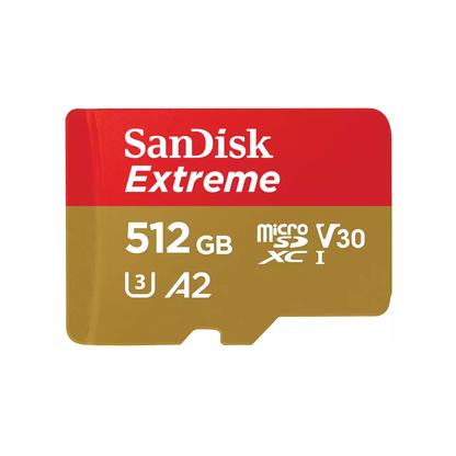 SanDisk Extreme microSD UHS-I Card with Adapter - 32GB–2TB - Tech Syndicate