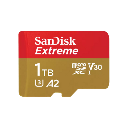 SanDisk Extreme microSD UHS-I Card with Adapter - 32GB–2TB - Tech Syndicate