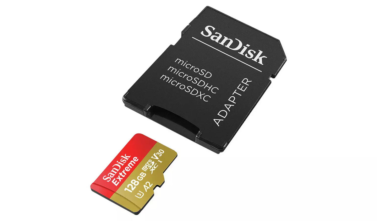 SanDisk Extreme microSD UHS-I Card with Adapter - 32GB–2TB - Tech Syndicate