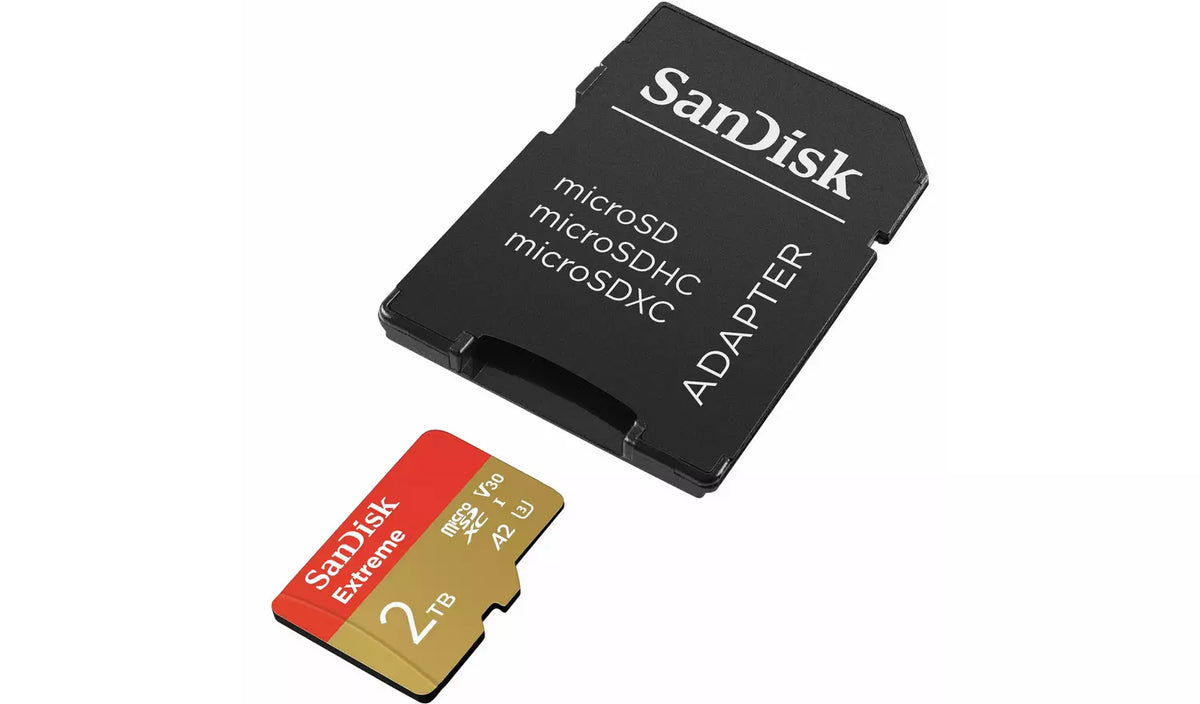 SanDisk Extreme microSD UHS-I Card with Adapter - 32GB–2TB - Tech Syndicate