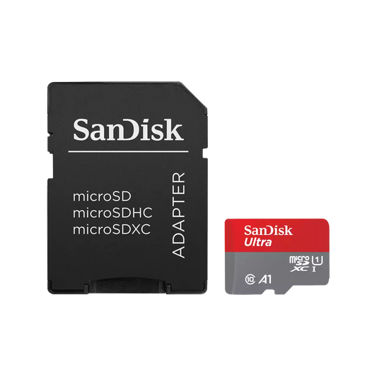SanDisk Ultra UHS-1 microSD Card with SD Adapter - 32GB to 1TB - Tech Syndicate