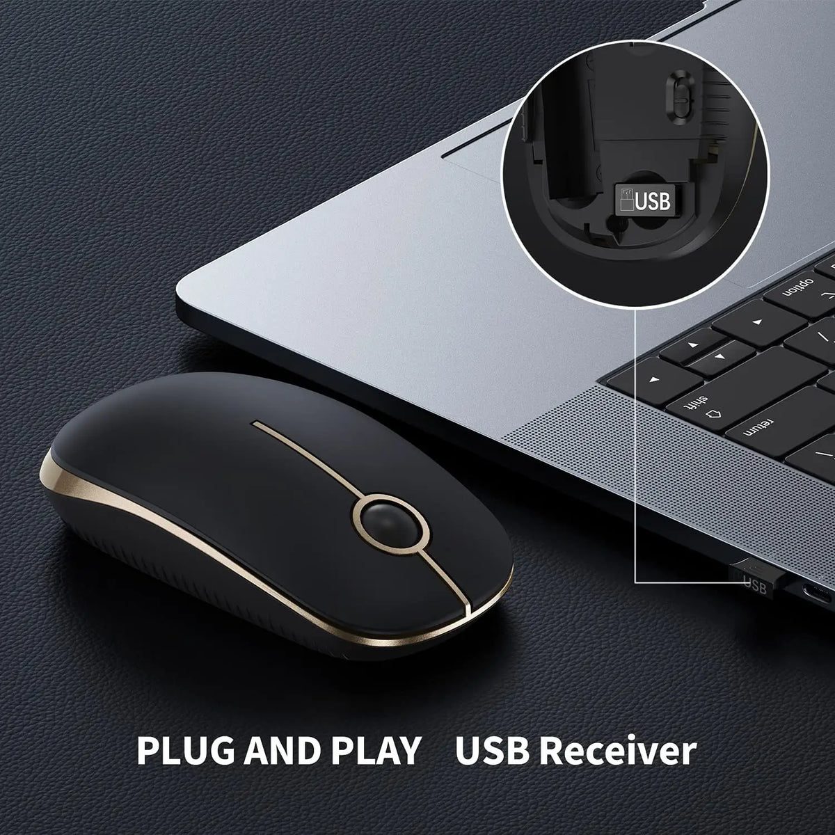 Seenda Silent Wireless Mouse with 1600 DPI Precision - Tech Syndicate