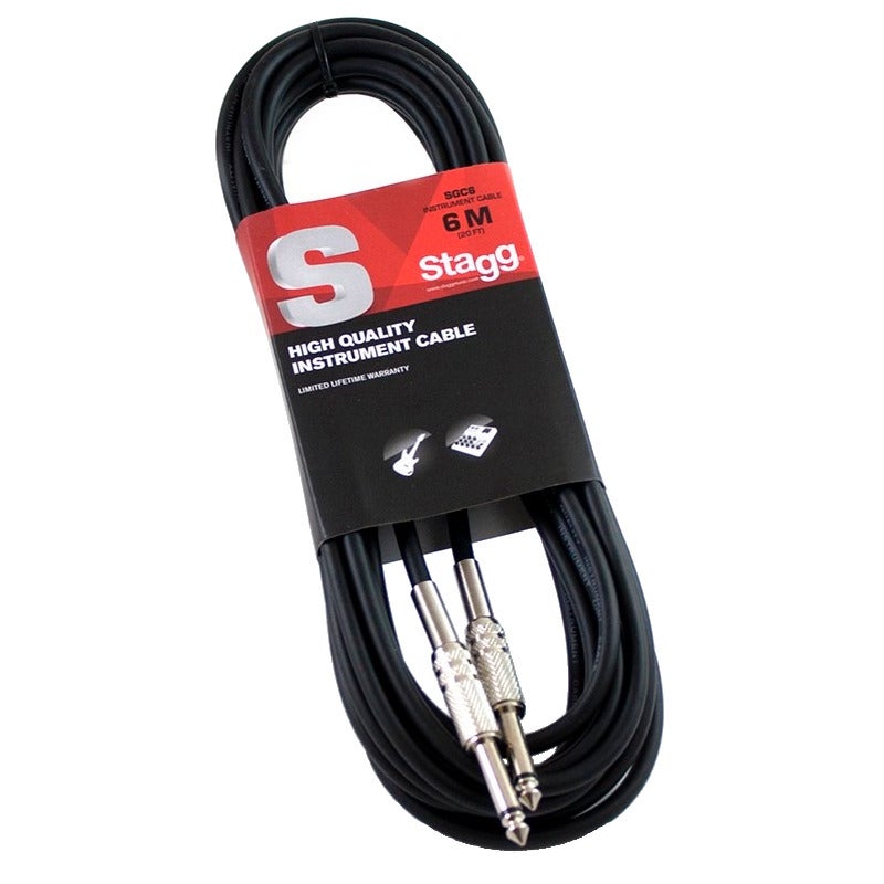 Stagg SGC Instrument Jack to Jack Cable up to 6 meters - Tech Syndicate 