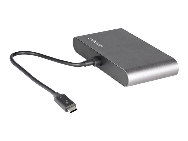 StarTech TB3DKM2DPL Thunderbolt 3 Mini Dock - Dual 4K DP, GbE - Tech Syndicate