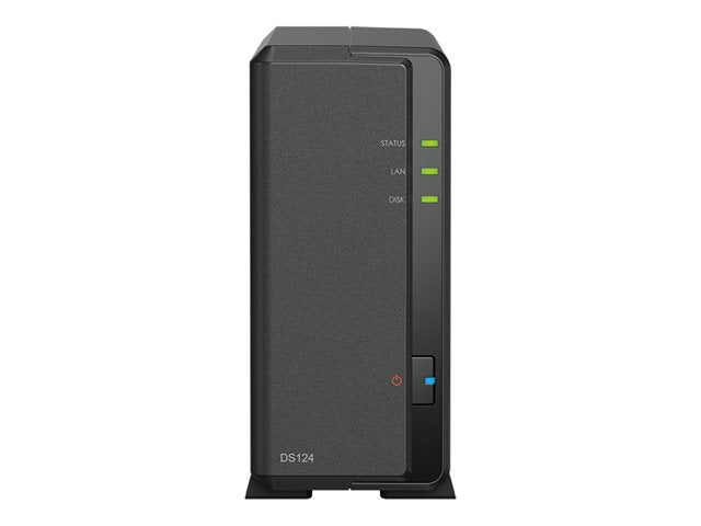 Synology Disk Station DS124 - NAS Server - 1 x Expansion Bay - Black - Tech Syndicate