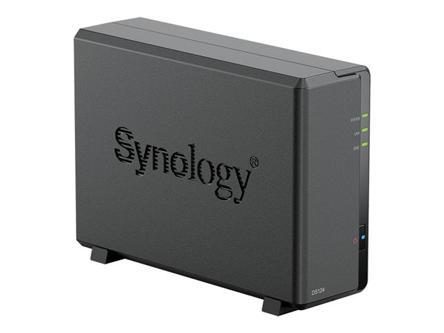 Synology Disk Station DS124 - NAS Server - 1 x Expansion Bay - Black - Tech Syndicate