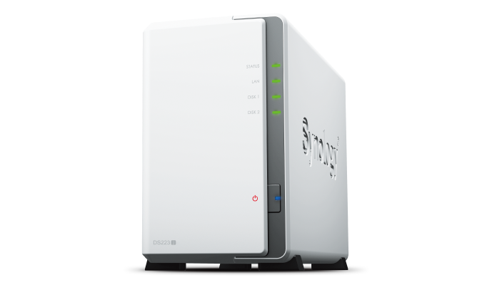 Synology Disk Station DS223j - NAS Server -  2 x Expansion Bays - White - Tech Syndicate