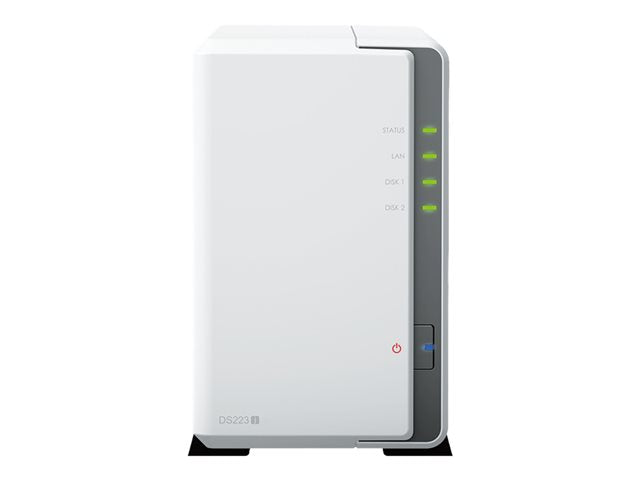 Synology Disk Station DS223j - NAS Server -  2 x Expansion Bays - White - Tech Syndicate
