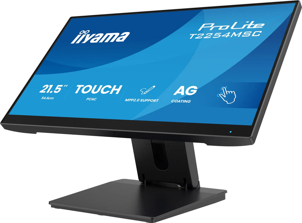 iiyama ProLite T2254MSC-B2AG 21.5” Optical Bonded PCAP 10pt Touchscreen Monitor Touchscreen Monitor iiyama