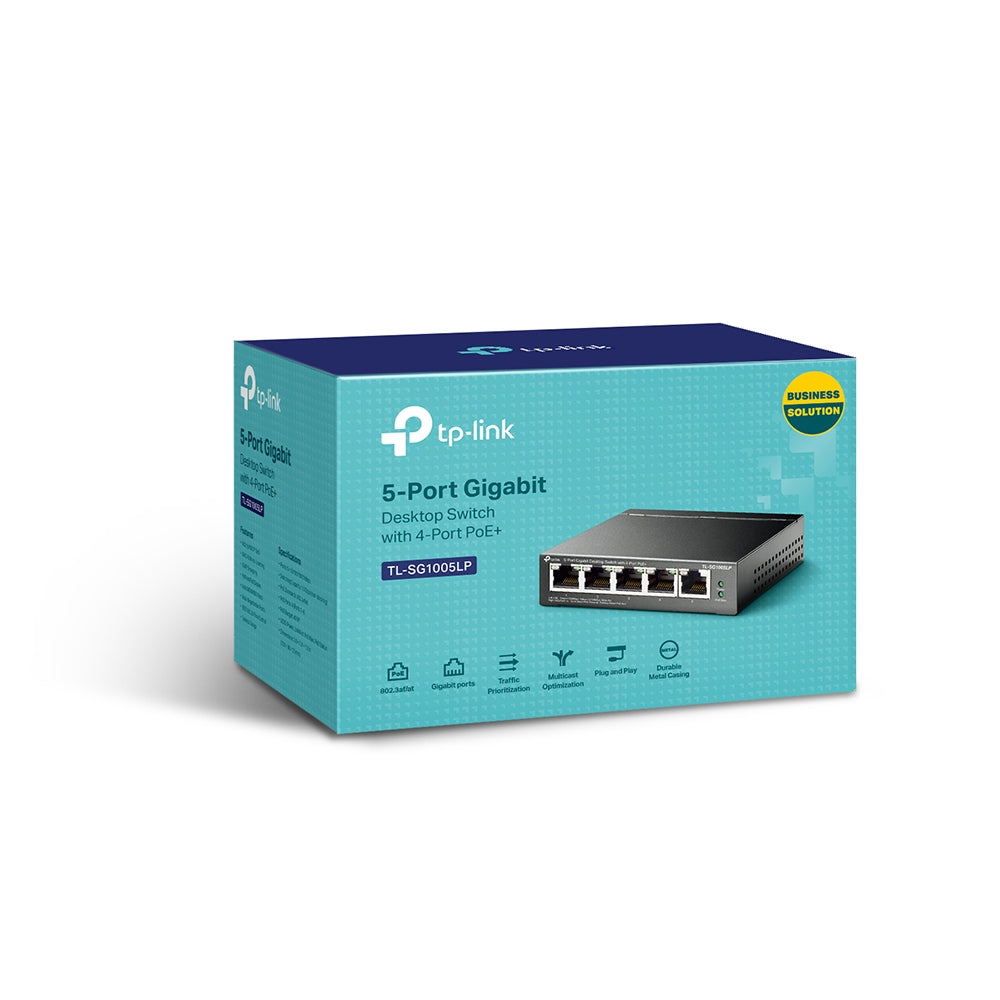 5-Port Gigabit Desktop Switch with 4-Port PoE+ 8
