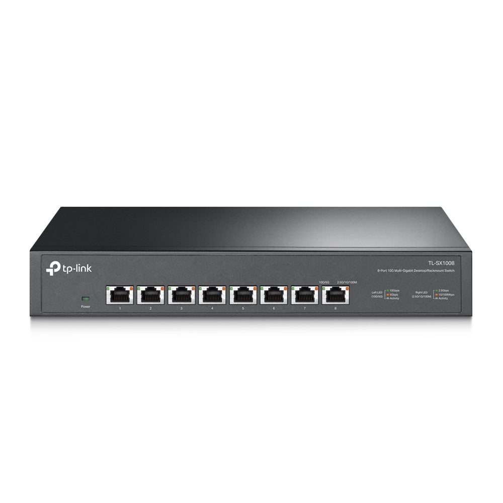 TP-Link TL-SX1008 8-Port 10G Multi-Gig Unmanaged Switch
