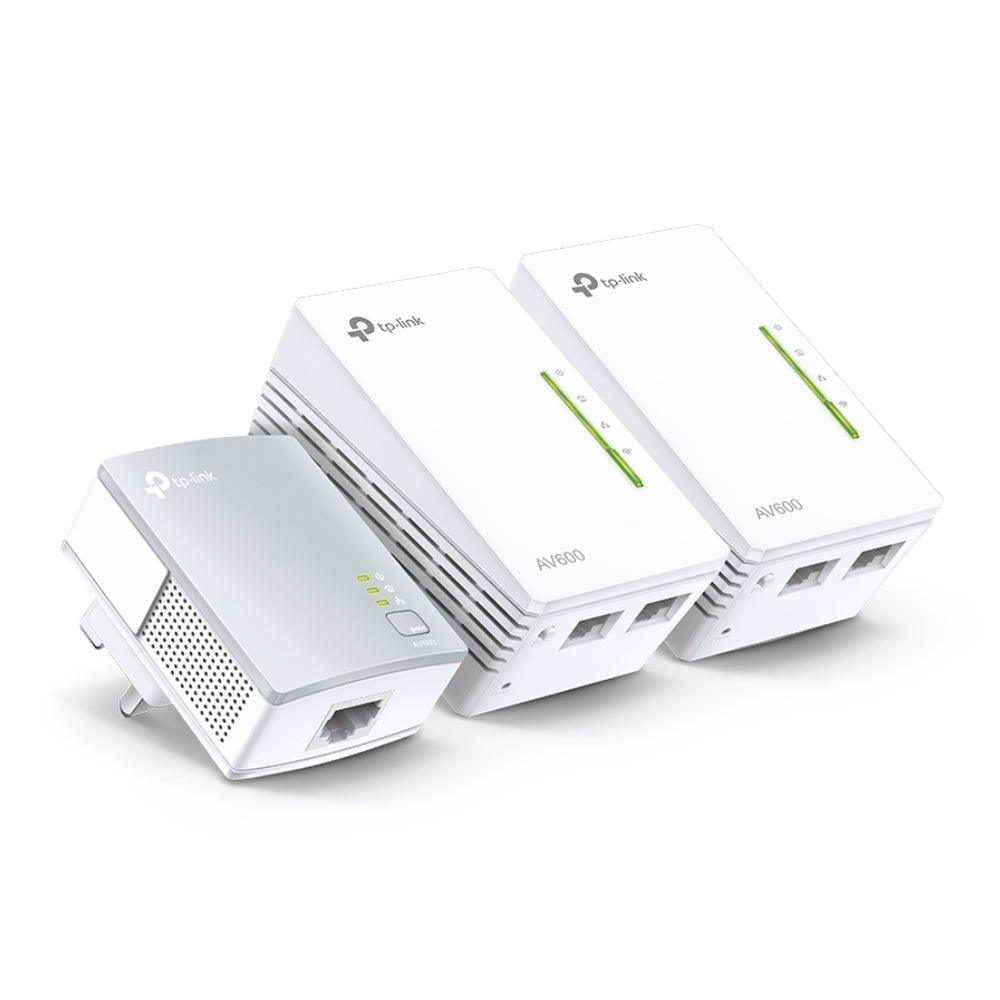 TP-Link TL-WPA4220 TKIT AV600 Powerline Wi-Fi Kit 3-Pack