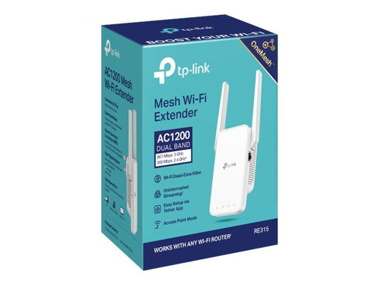 TP-Link RE315 - AC1200 Mesh Wi-Fi Range Extender - Tech Syndicate