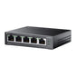 TP-Link TL-SF1005LP V1 Desktop Switch - 5-Port 10/100Mbps - 4-Port PoE - Unmanaged - Tech Syndicate