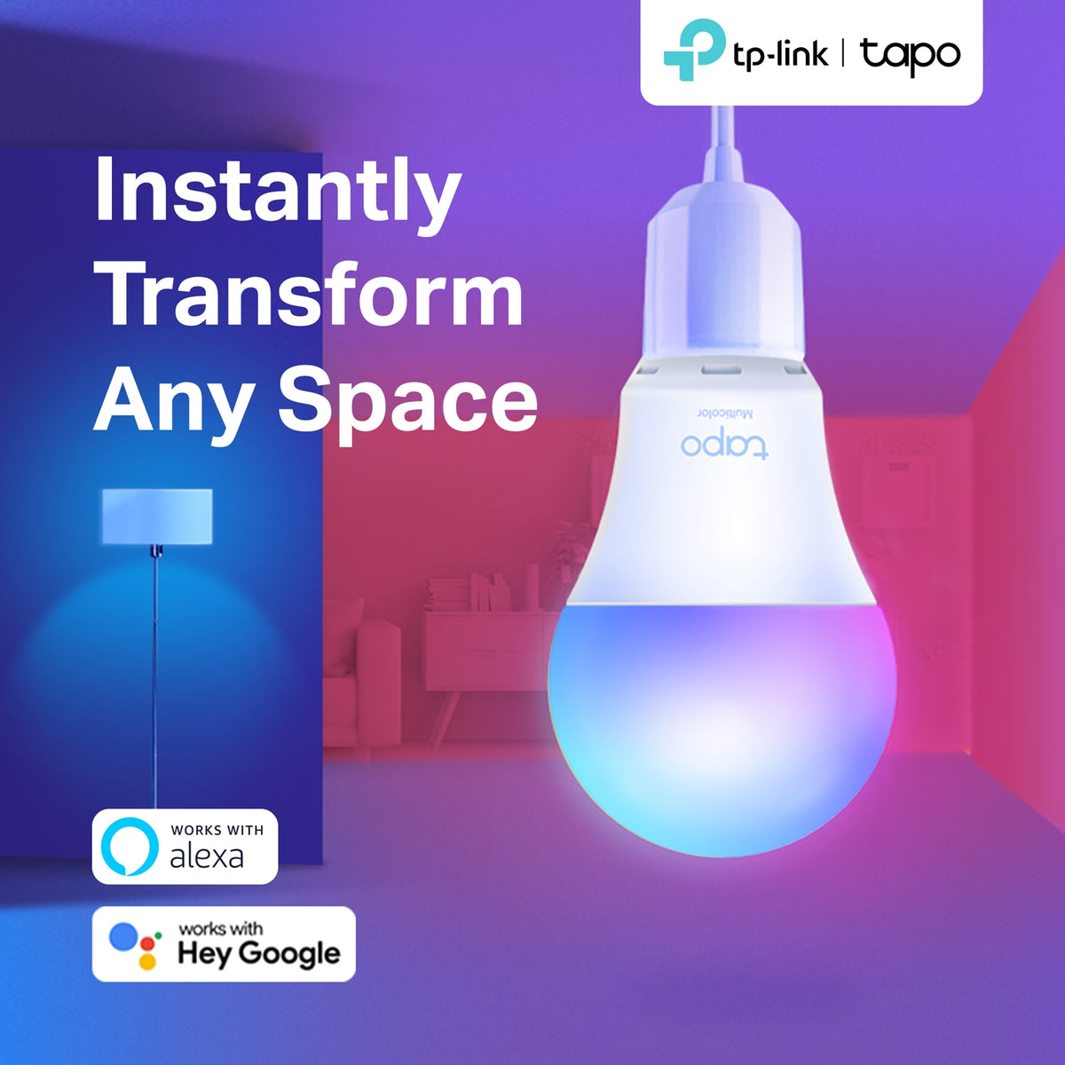 TP-Link Tapo L530B Smart Wi-Fi Multicolour Bulb B22 2-Pack - Tech Syndicate