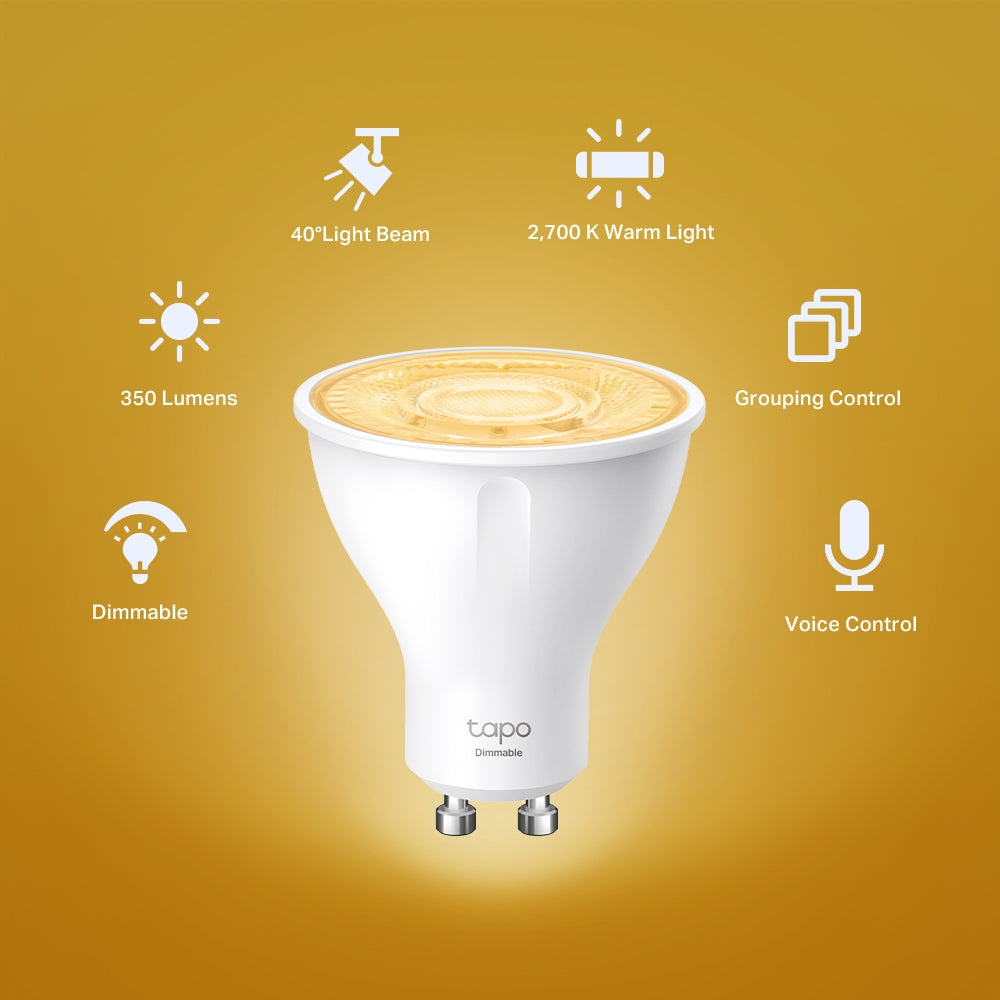 TP-Link Tapo L610 Dimmable Smart Wi-Fi Spotlight 4-Pack - Tech Syndicate