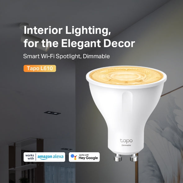 TP-Link Tapo L610 Dimmable Smart Wi-Fi Spotlight 4-Pack - Tech Syndicate