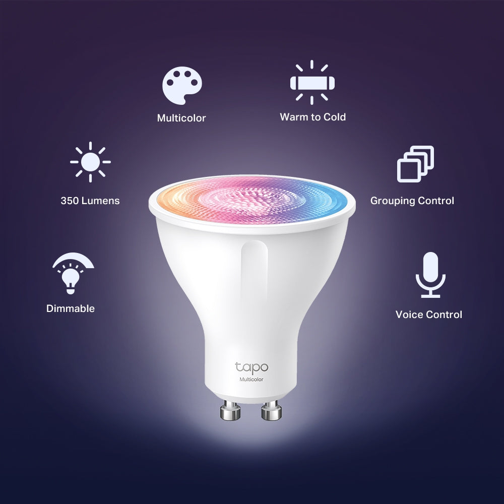 TP-Link Tapo L630 Smart Wi-Fi Spotlight GU10 2-Pack - Tech Syndicate