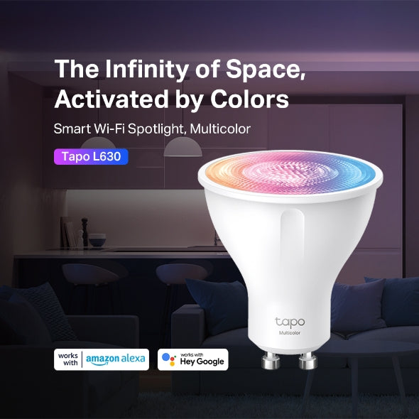 TP-Link Tapo L630 Smart Wi-Fi Spotlight GU10 2-Pack - Tech Syndicate
