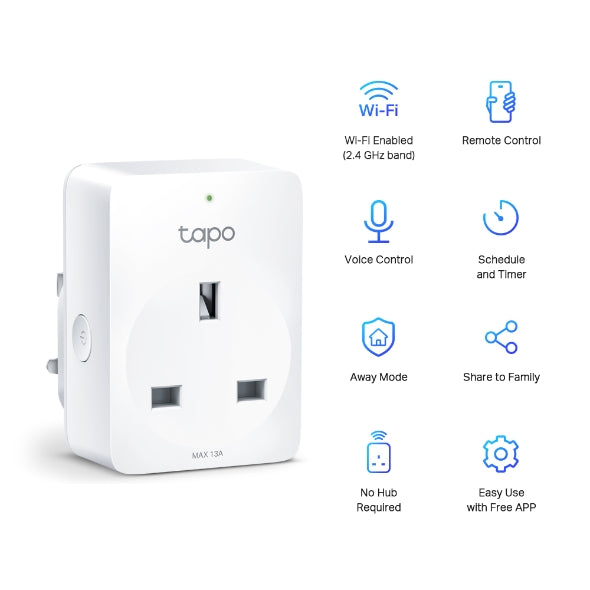 TP-Link Tapo P100 Mini Smart Wi-Fi Socket 4-Pack - Tech Syndicate