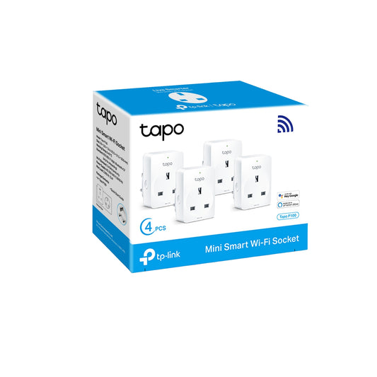 TP-Link Tapo P100 Mini Smart Wi-Fi Socket 4-Pack - Tech Syndicate