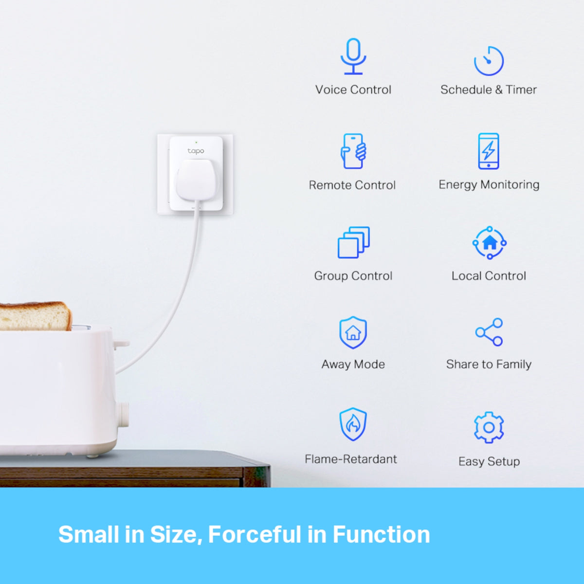 TP-Link Tapo P110 Mini Smart Wi-Fi Socket 4-Pack Energy Monitor - Tech Syndicate