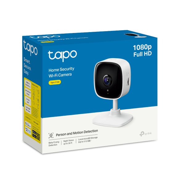 TP-Link Tapo C100 1080p Home Security Wi-Fi Camera