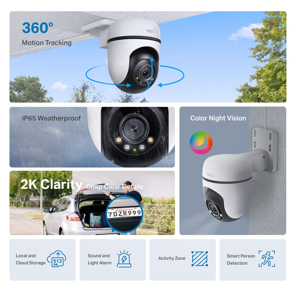 Outdoor Pan/Tilt Security WiFi Camera 5